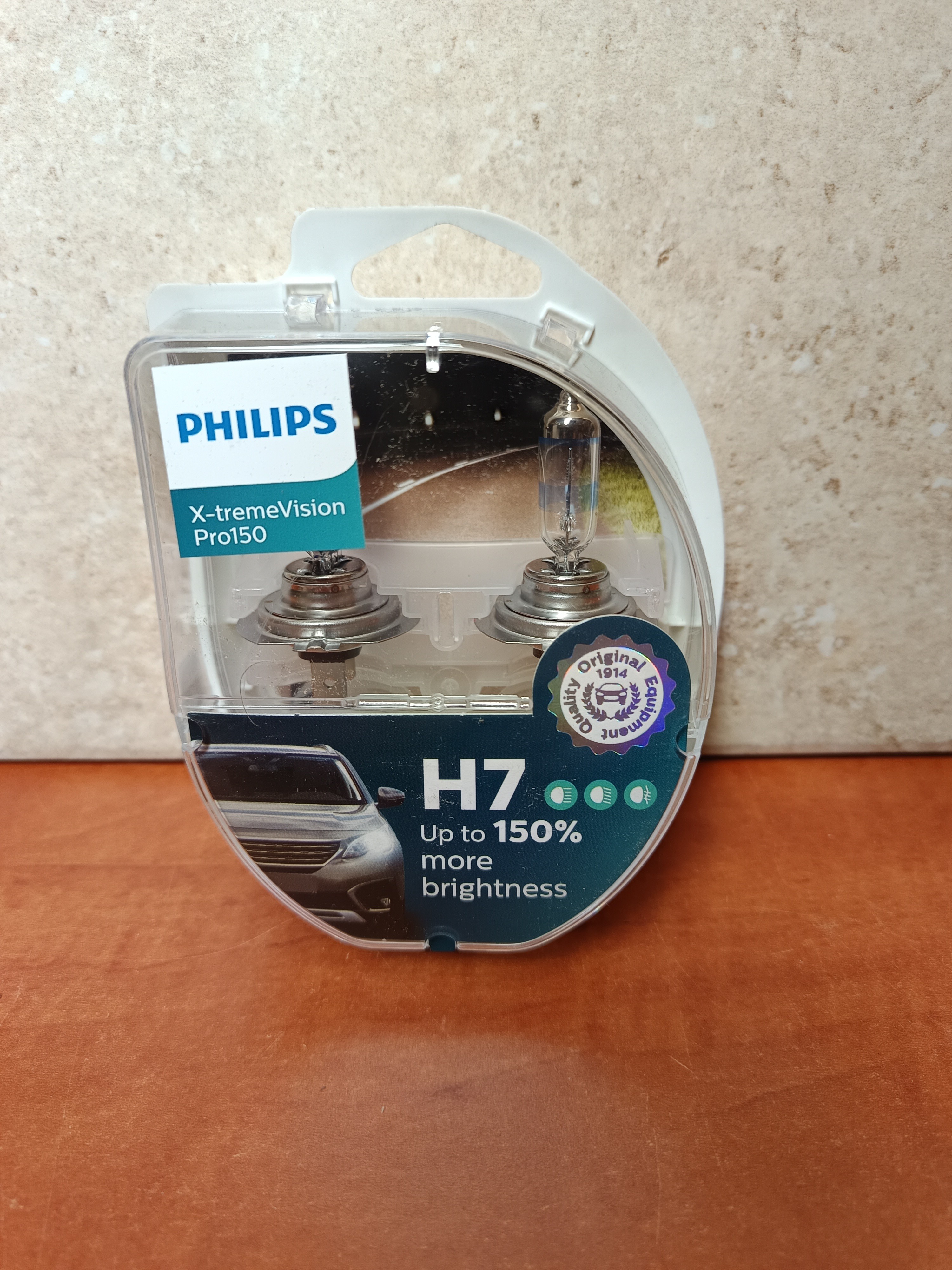 Ampoules halogenes Philips X-tremeVision Pro150 H7