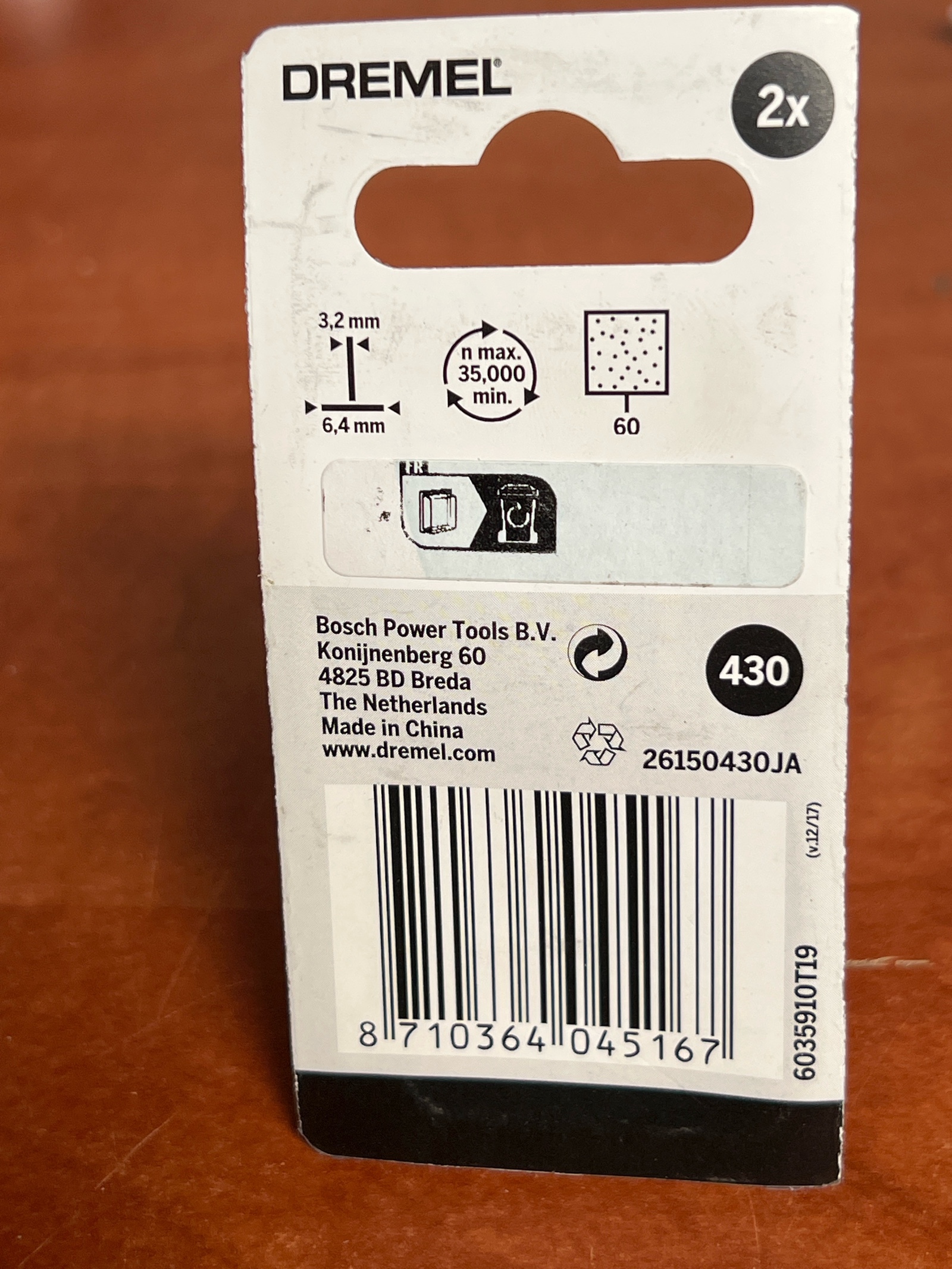 Dremel 430 – Tambour de ponçage — photo 2