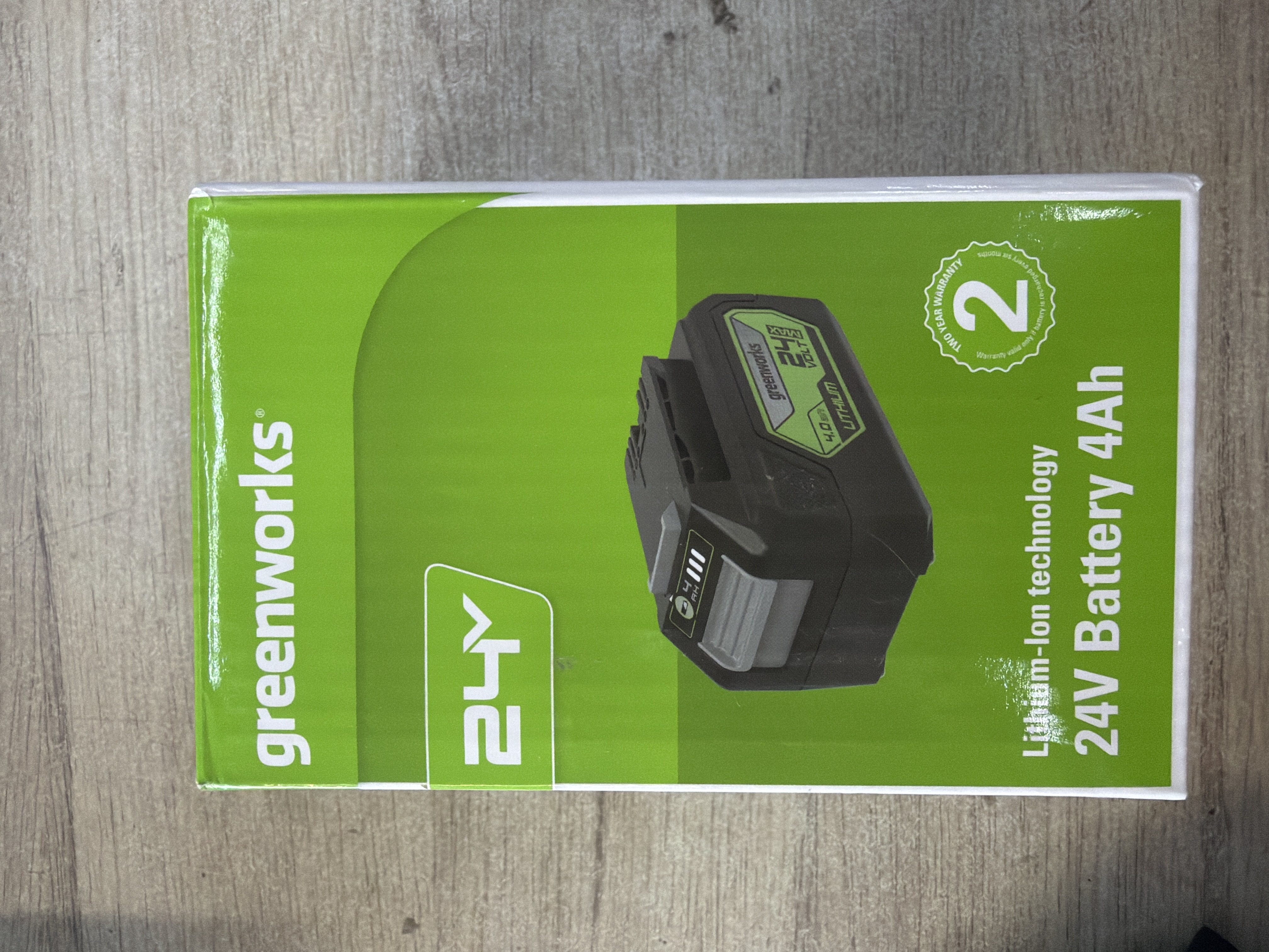 Batterie Greenworks G24B4 Gen2 24V 4Ah