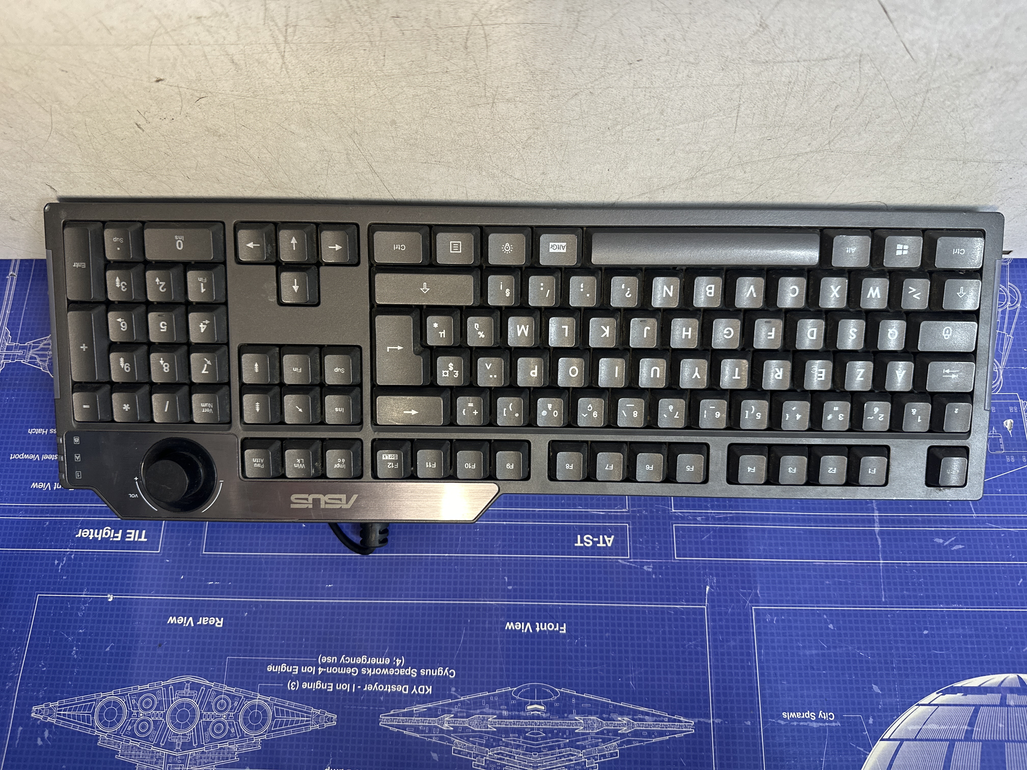 Clavier Asus G01 KG AZERTY avec molette