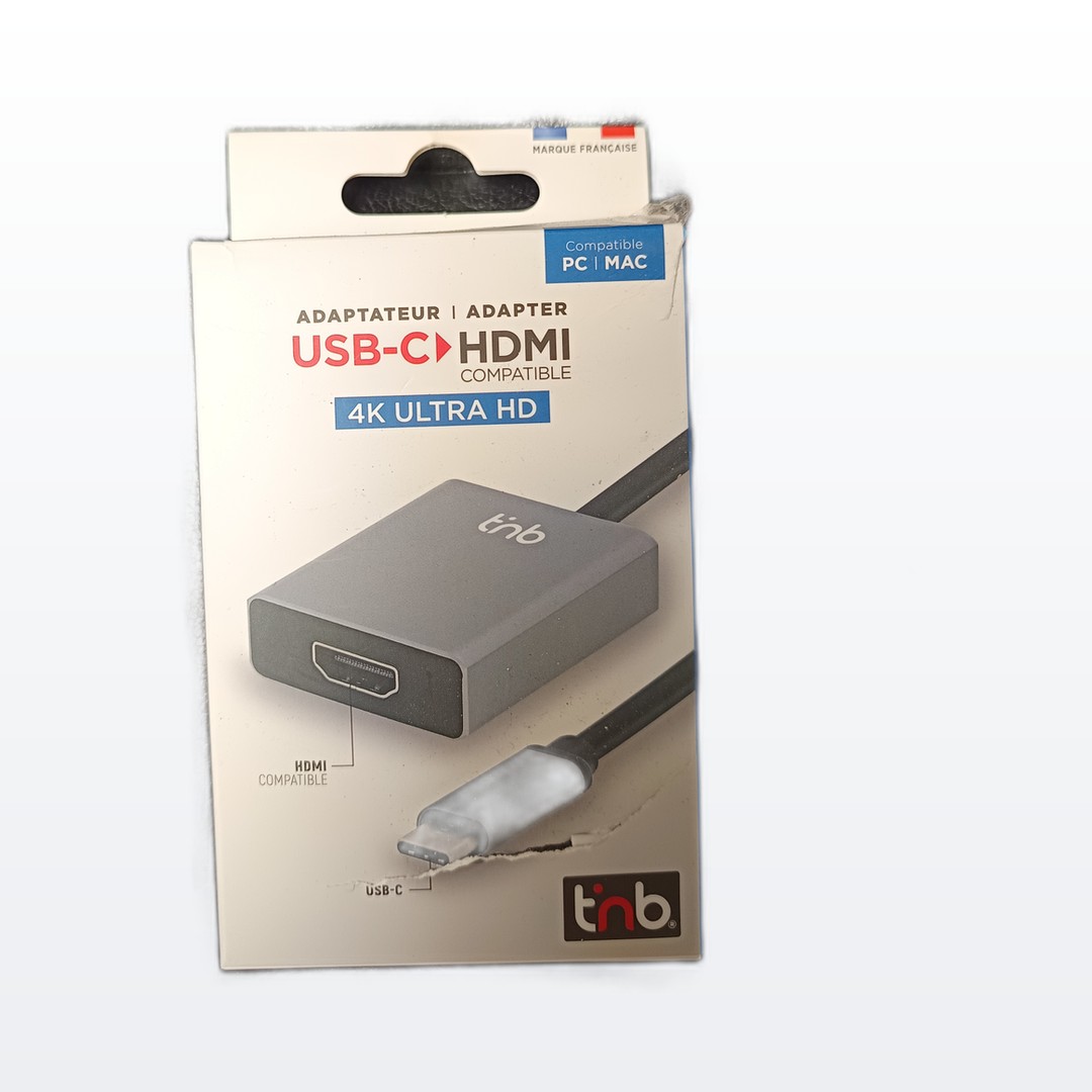 Adaptateur USB-C vers HDMI 4K T'nB pour PC et Mac