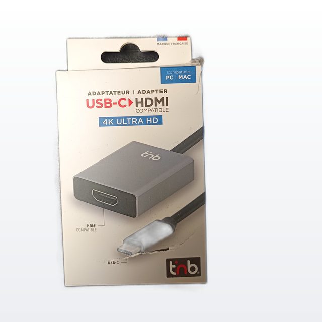 Adaptateur USB-C vers HDMI 4K T'nB pour PC et Mac