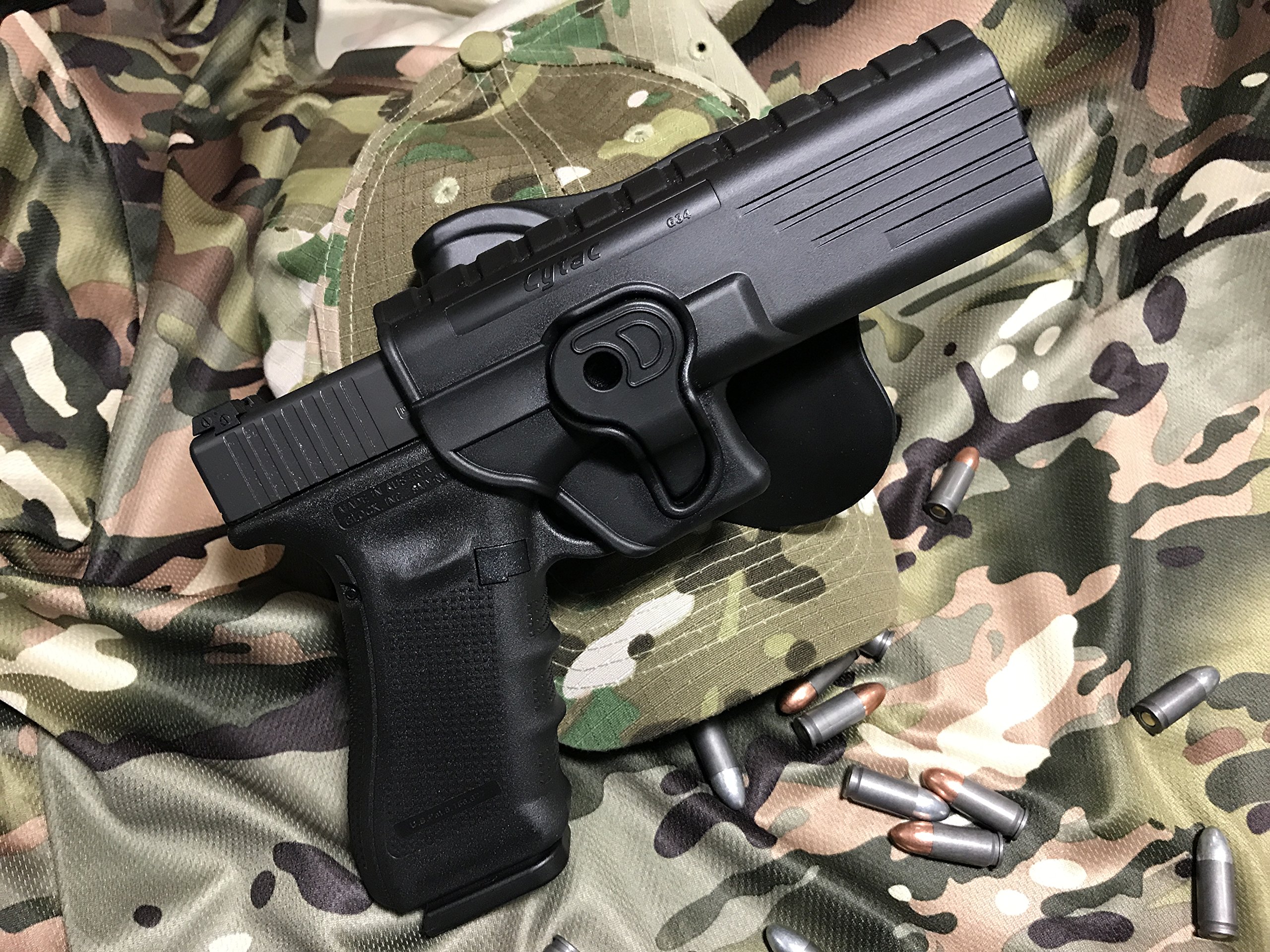 Holster Rigide Cqc Réplique Glock & Gladius Cytac - Noir
