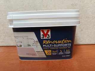V33 Rénovation Multi-Supports - Rose Bohème Satin 0,5 L