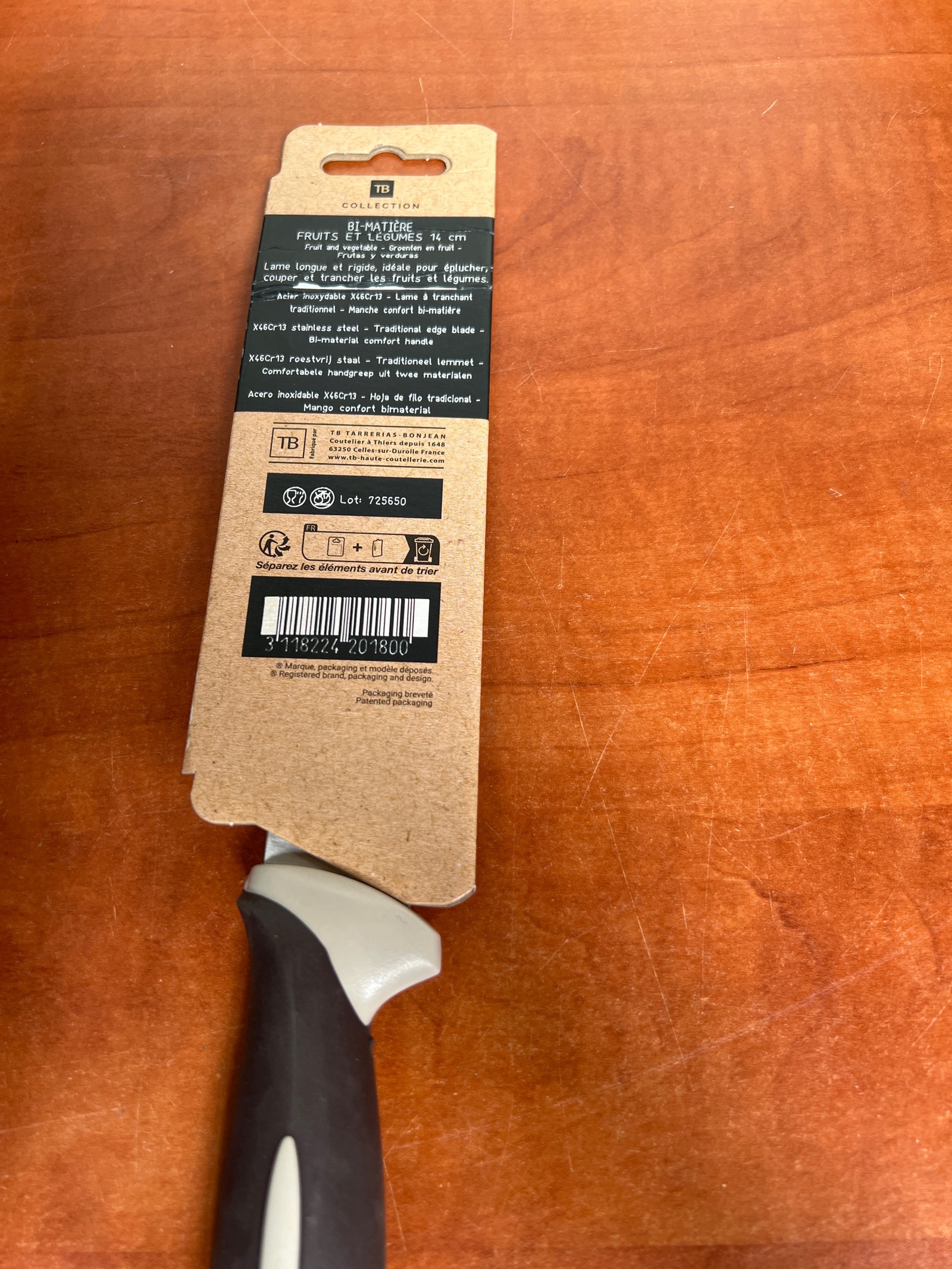TB couteau de cuisine (fabriqué en France) — photo 2