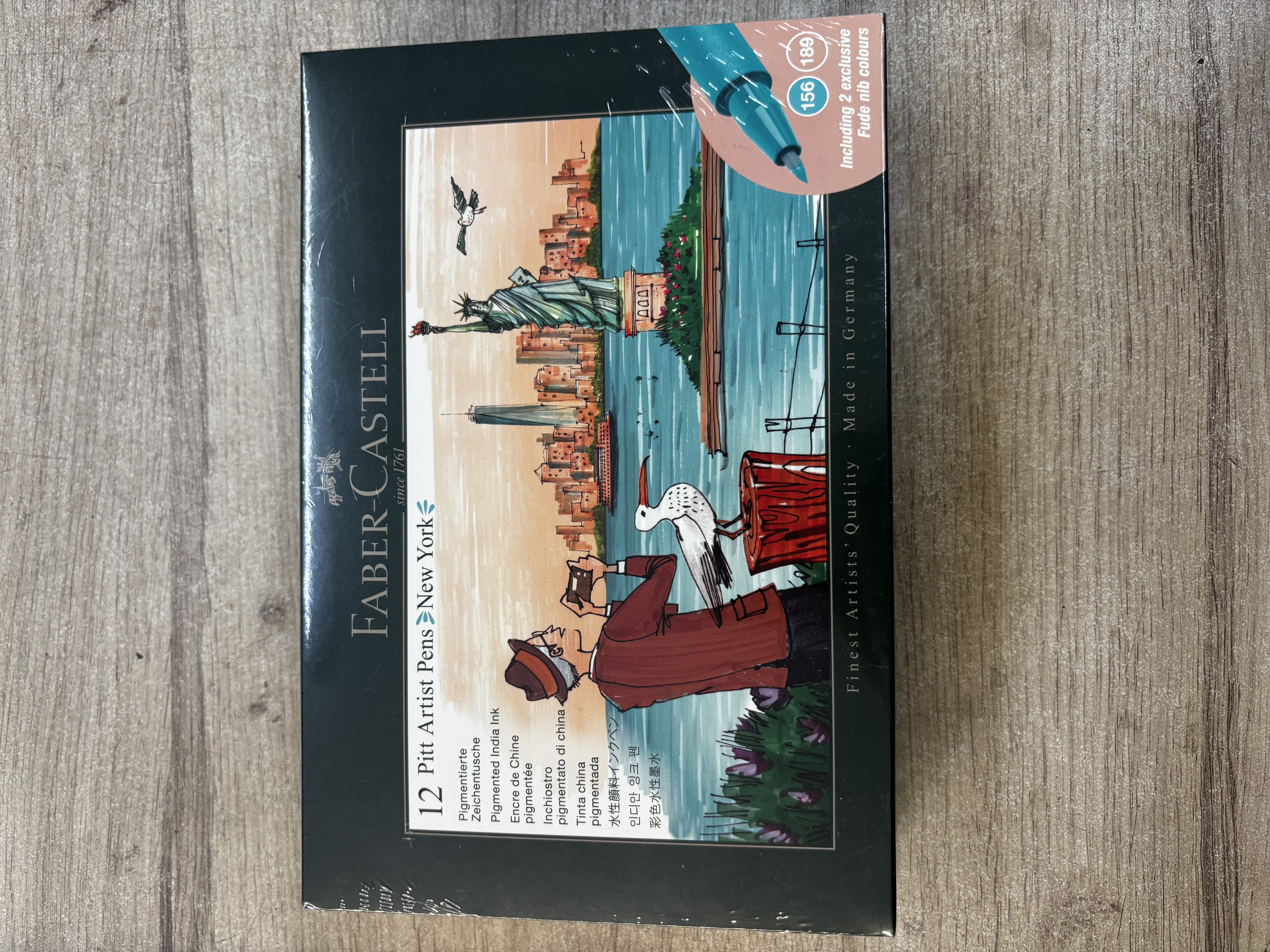 Faber-Castell Pitt Artist Pen - Set New York 12 feutres