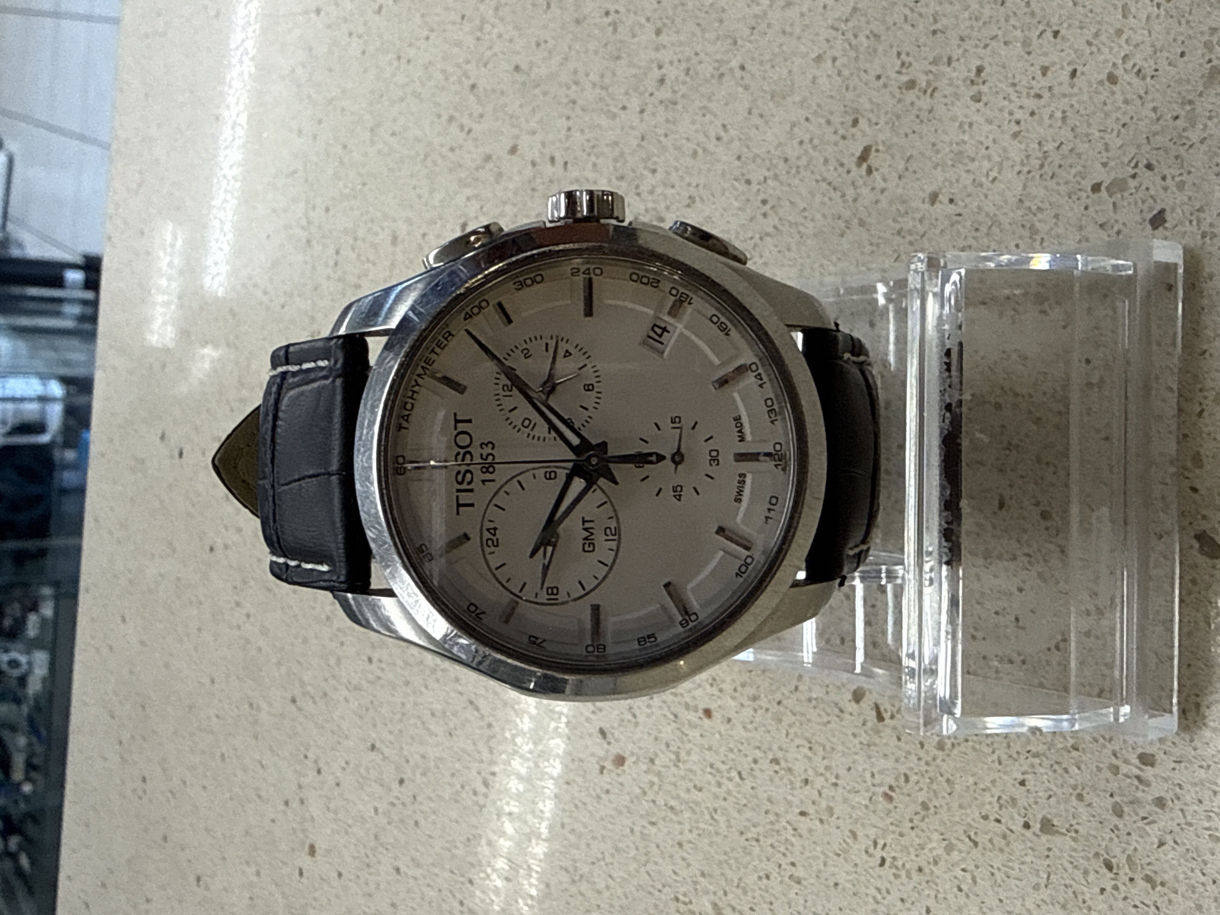 Montre homme Tissot Couturier GMT Chronographe T035439A