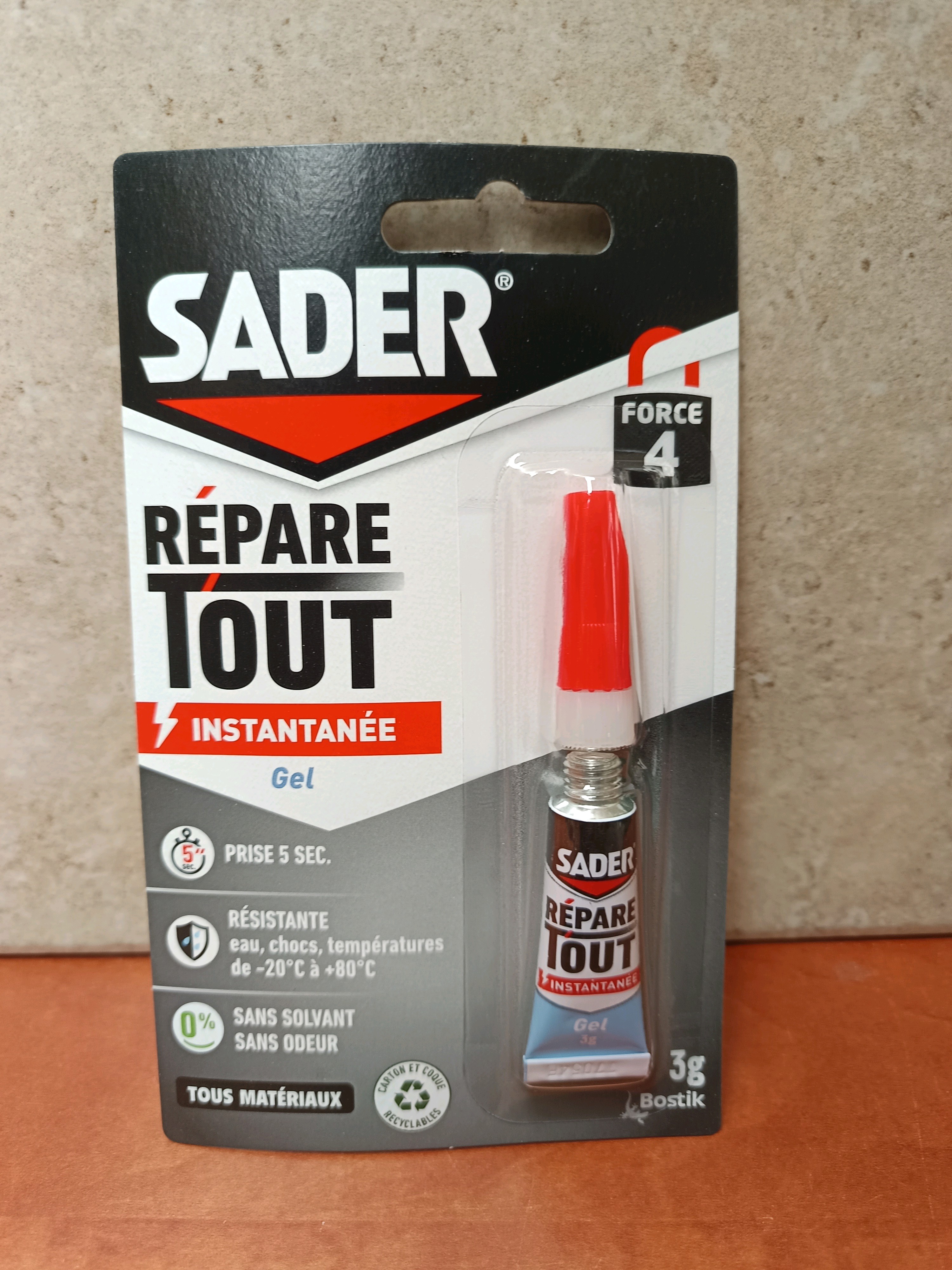SADER Répare Tout Instantanée Gel 3 g