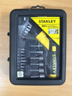 Stanley 0-63-022 jeu de tournevis à cliquet poignée pistolet 25 pièces