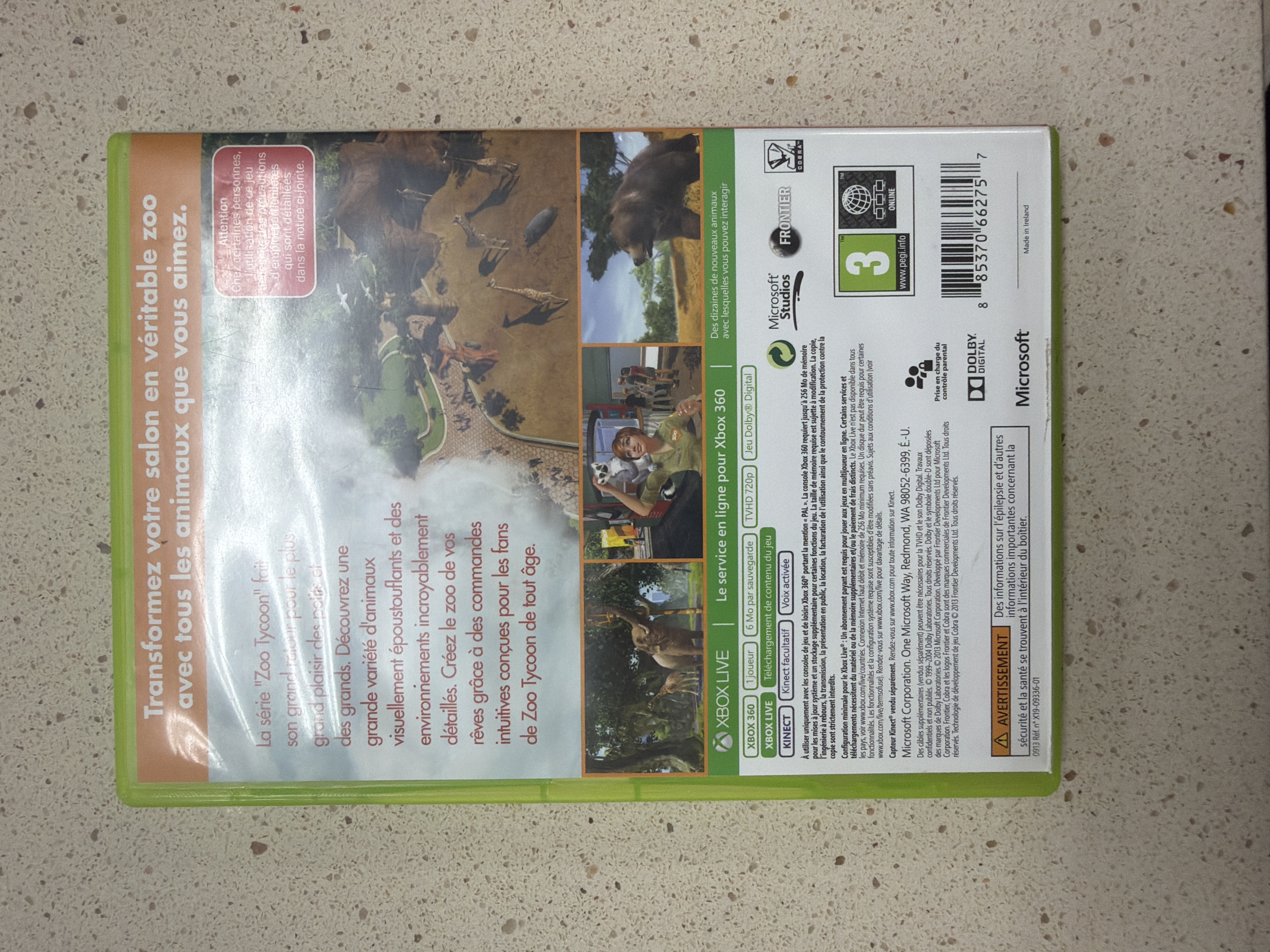 Zoo Tycoon Xbox 360 version française — photo 2