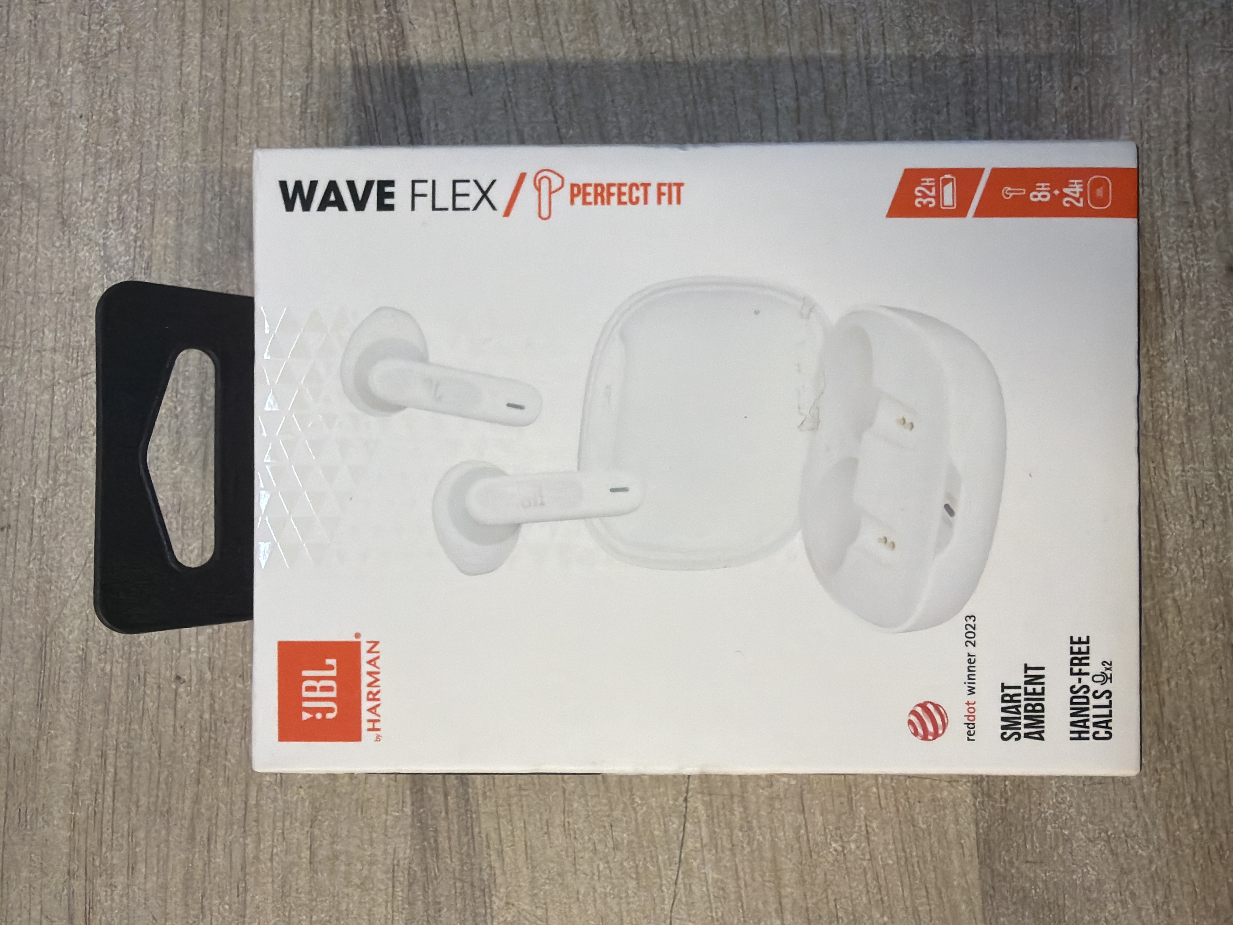 JBL Wave Flex écouteurs Bluetooth true wireless - blanc