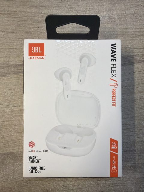 JBL Wave Flex écouteurs Bluetooth true wireless - blanc