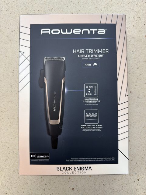 Tondeuse à cheveux Rowenta Black Enigma