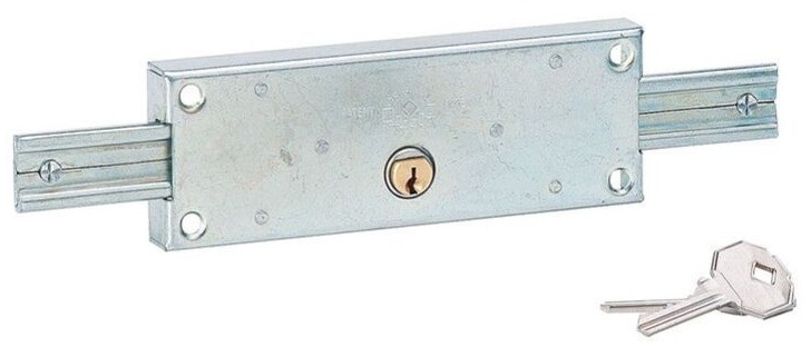 Boîtier en applique Thirard axe 69 mm à clé