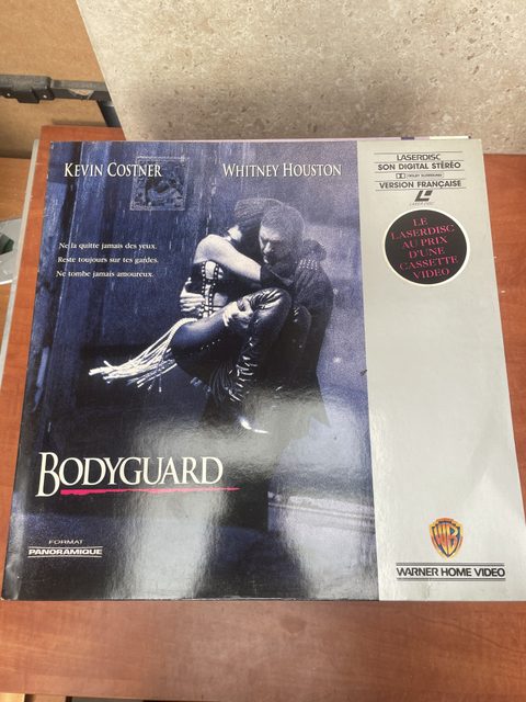 Laserdisc Bodyguard version française Whitney Houston