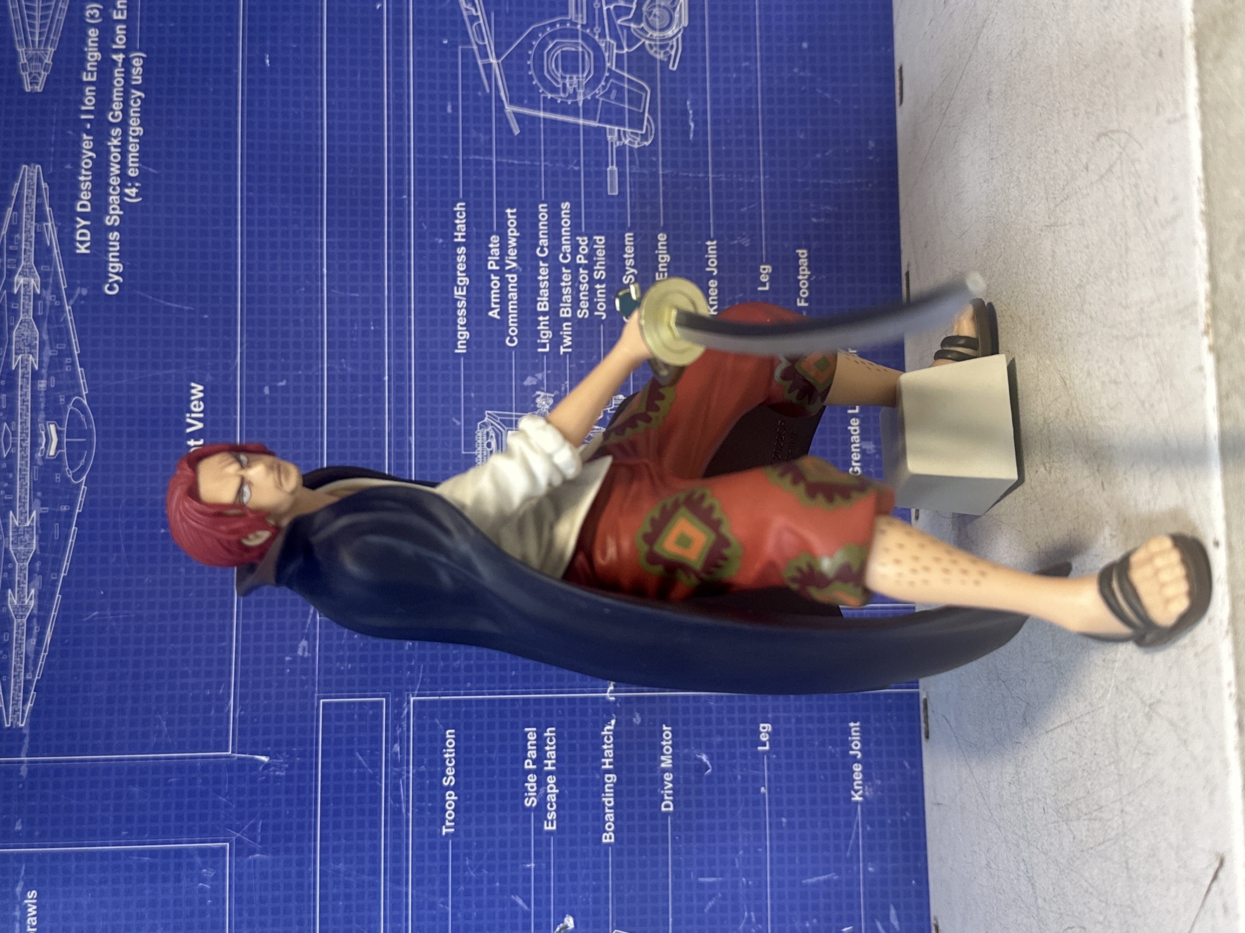Figurine Shanks One Piece Red — photo 2
