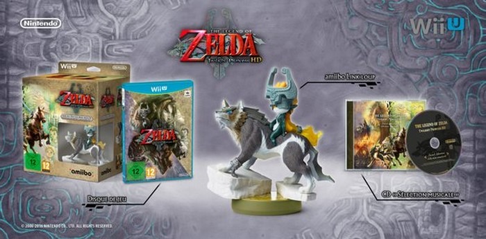 The Legend Of Zelda - Twilight Princess Hd + Amiibo The Legend Of Zelda Link Loup + Cd Audio Wii U