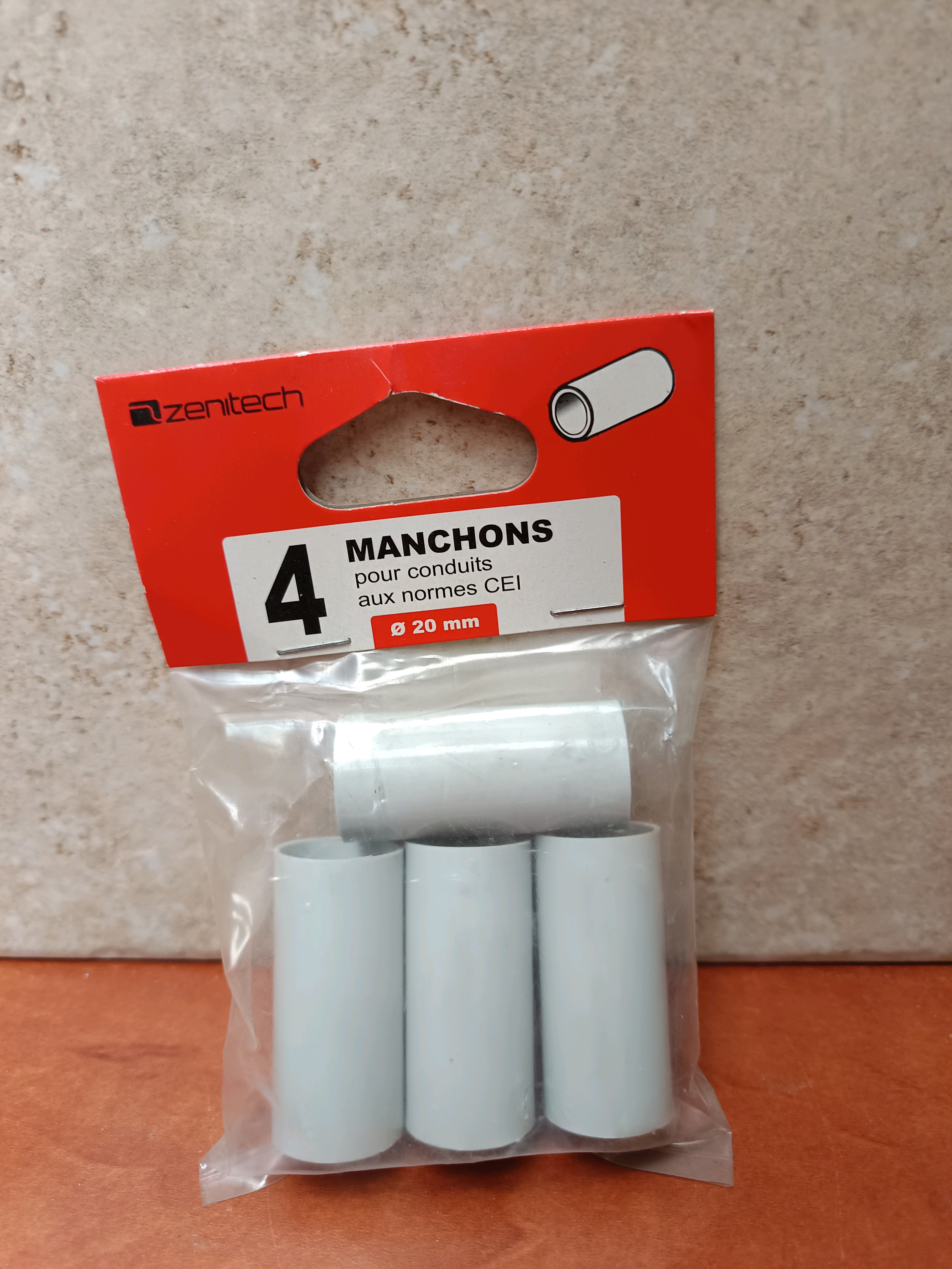 Zentech Manchons pour conduits Ø 20 mm (norme CEI)