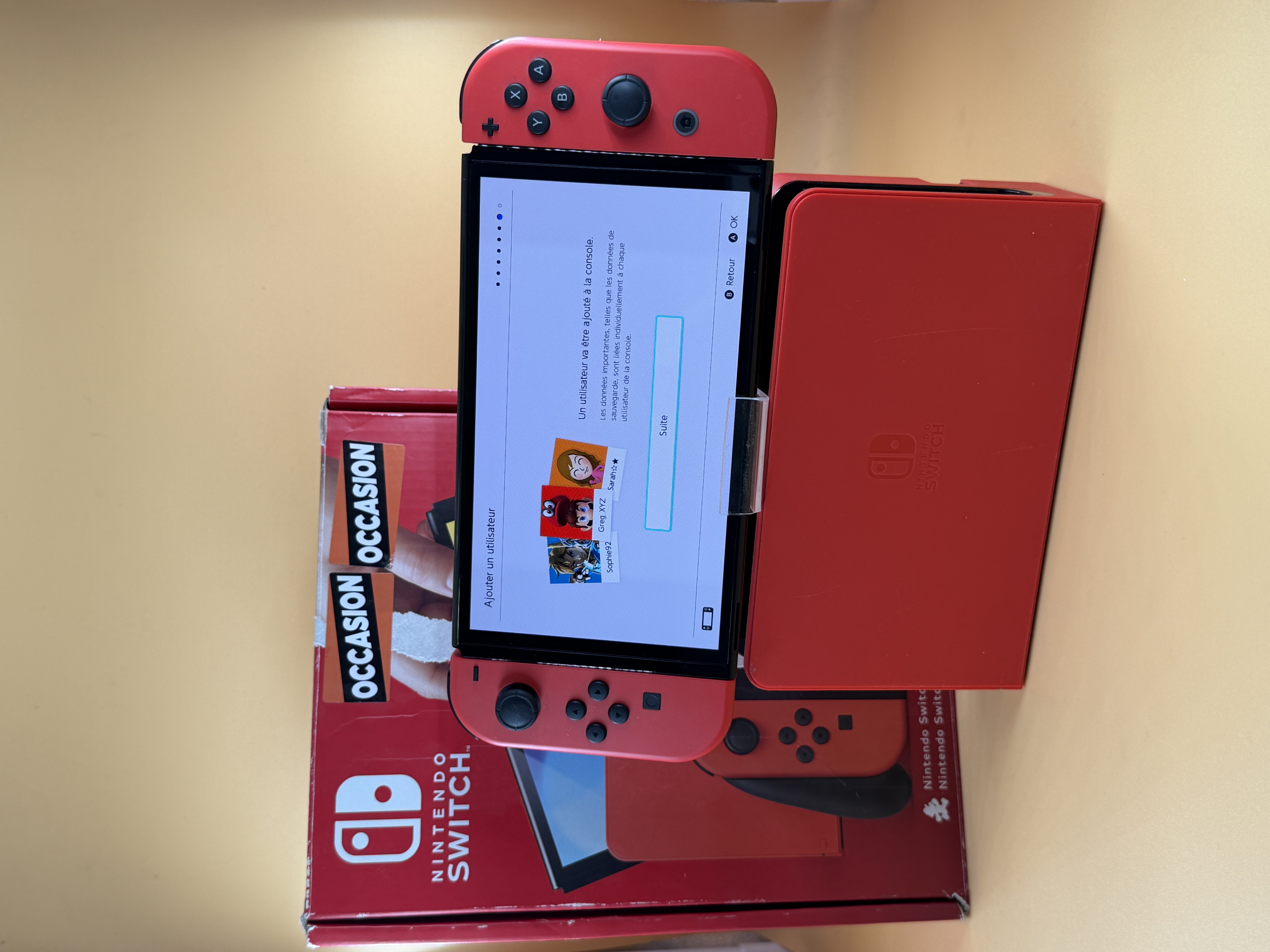 Nintendo Switch OLED Mario Red Edition rouge
