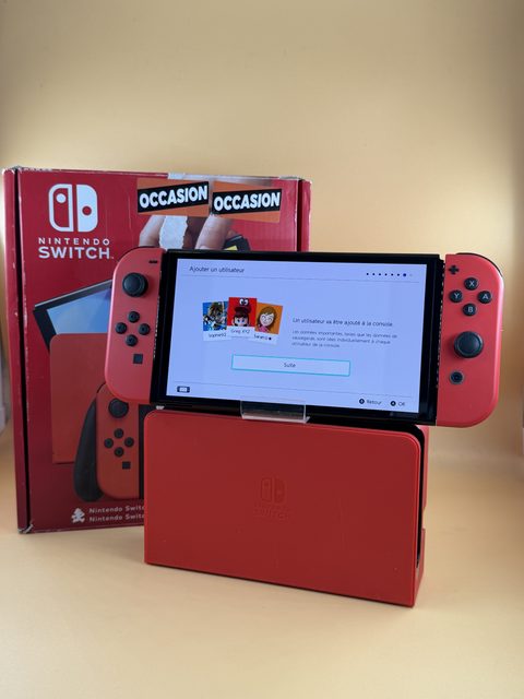 Nintendo Switch OLED Mario Red Edition rouge