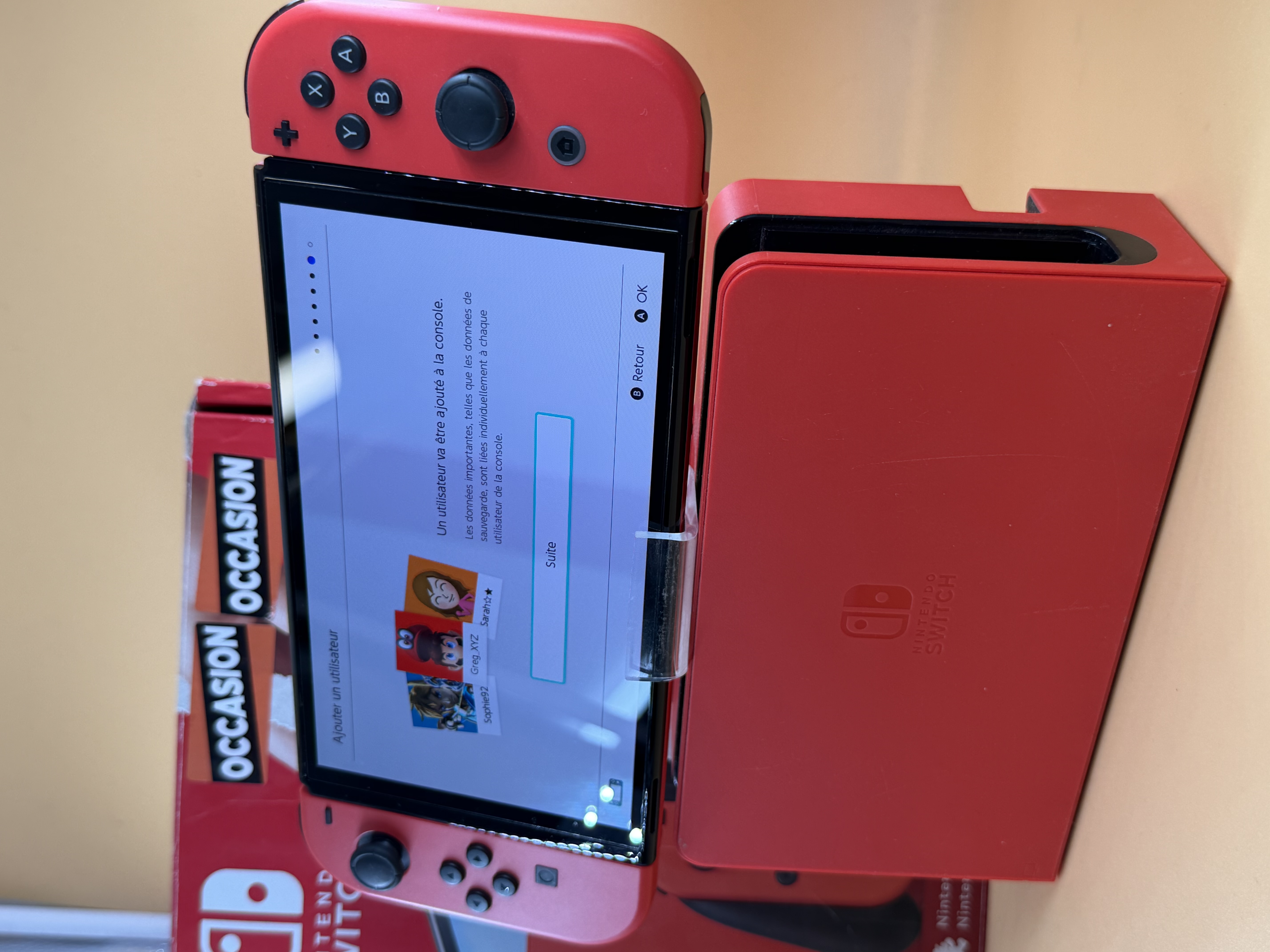 Nintendo Switch OLED Mario Red Edition rouge — photo 2