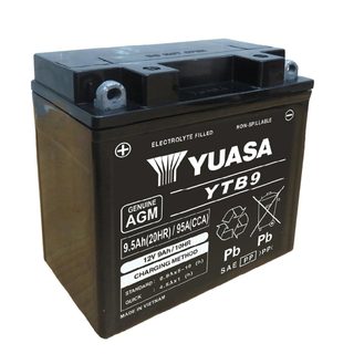 Batterie Sla Yuasa Pour Deux Roues Ytb9 / 12v 9ah Neuf