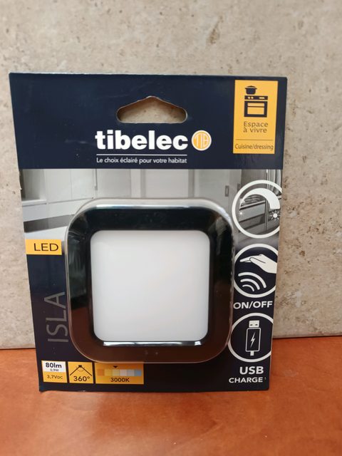 Tibelec ISLA lampe LED rechargeable USB