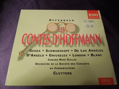 Les Contes d'Hoffmann Jacques Offenbach CD 2 disques EMI