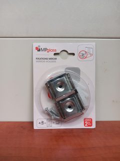 MBglass Fixations miroir (Mirror holders)