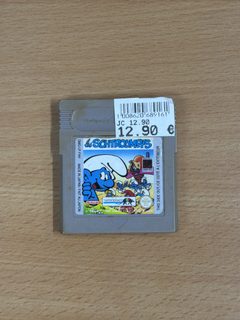 Les Schtroumpfs Game Boy cartouche Nintendo