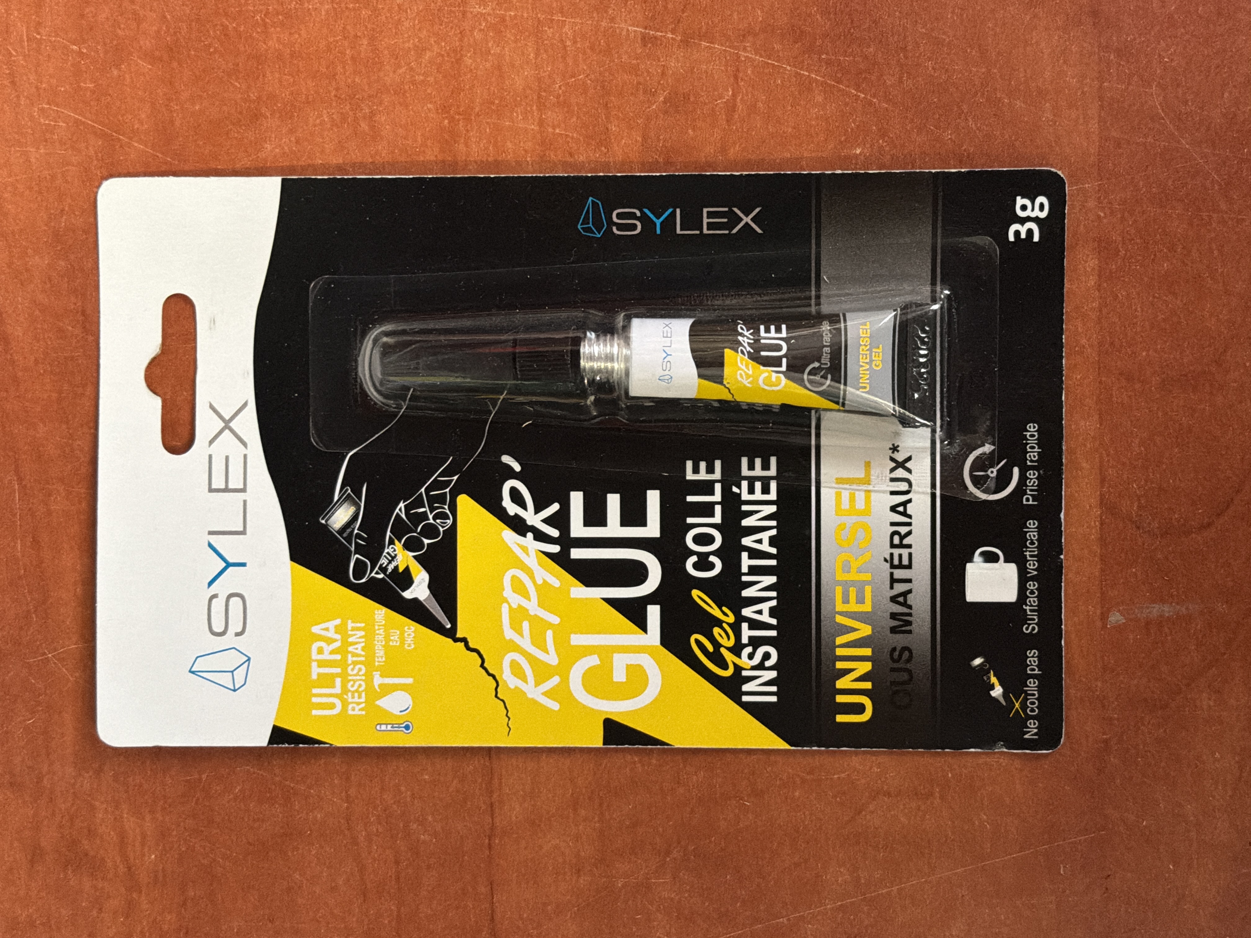 Sylex Repair Glue Gel – Colle instantanée universelle 3g