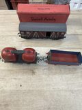 Lot de 4 wagons marchandises Hornby O - tôle lithographiée — photo 1