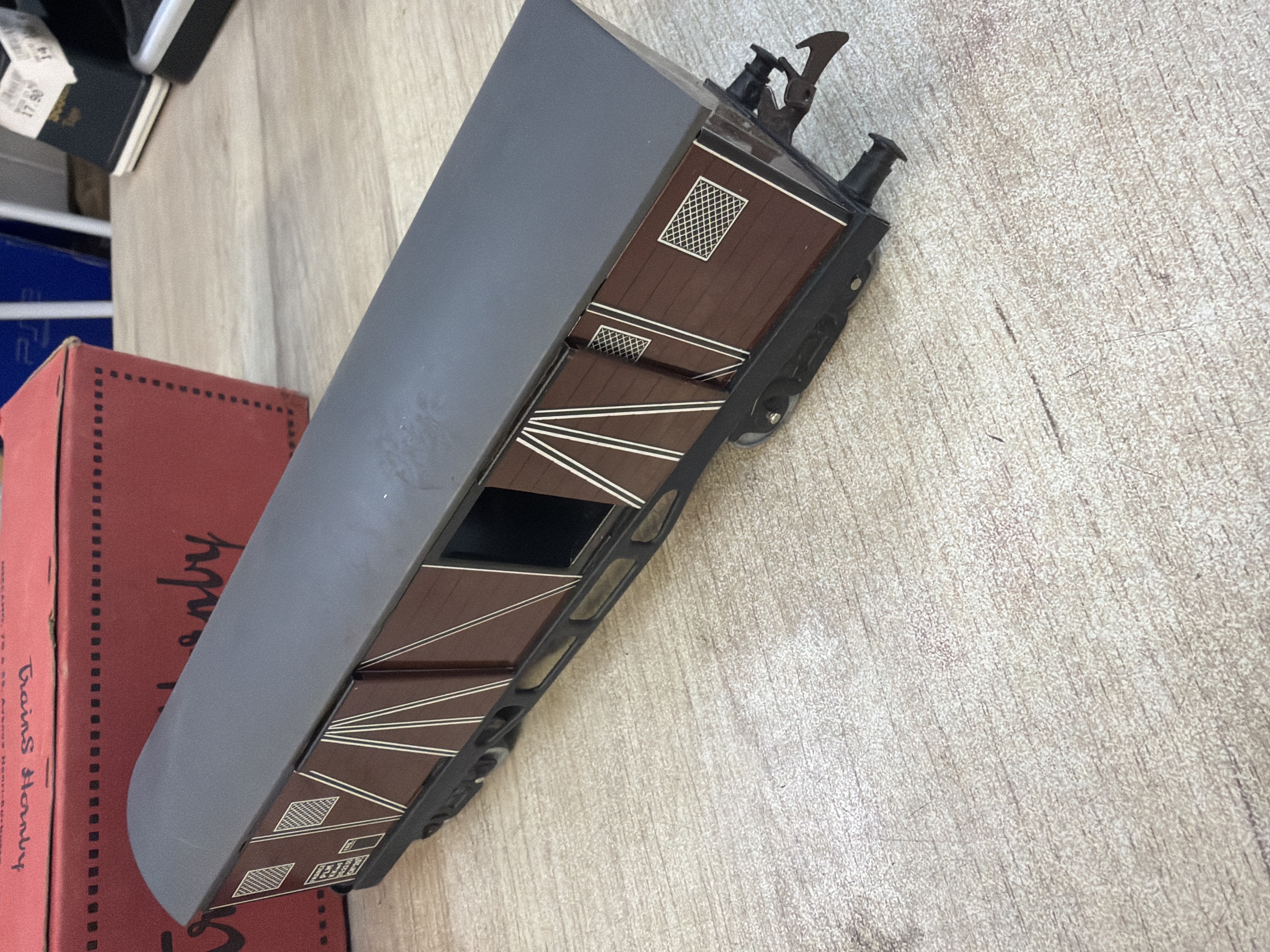 Lot de 4 wagons marchandises Hornby O - tôle lithographiée — photo 3