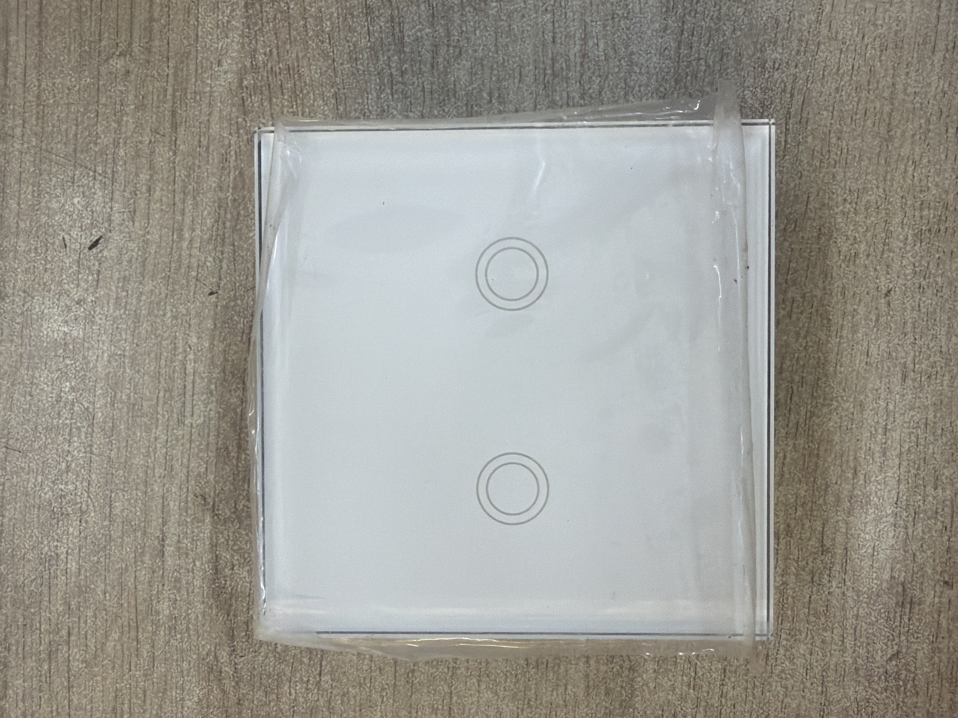 Thank's interrupteur connecté Wi‑Fi double tactile mural (2 boutons)