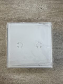 Thank's interrupteur connecté Wi‑Fi double tactile mural (2 boutons)