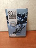 Guirlande lumineuse 80 LED, 6 m + 3 m câble, blanc — photo 1