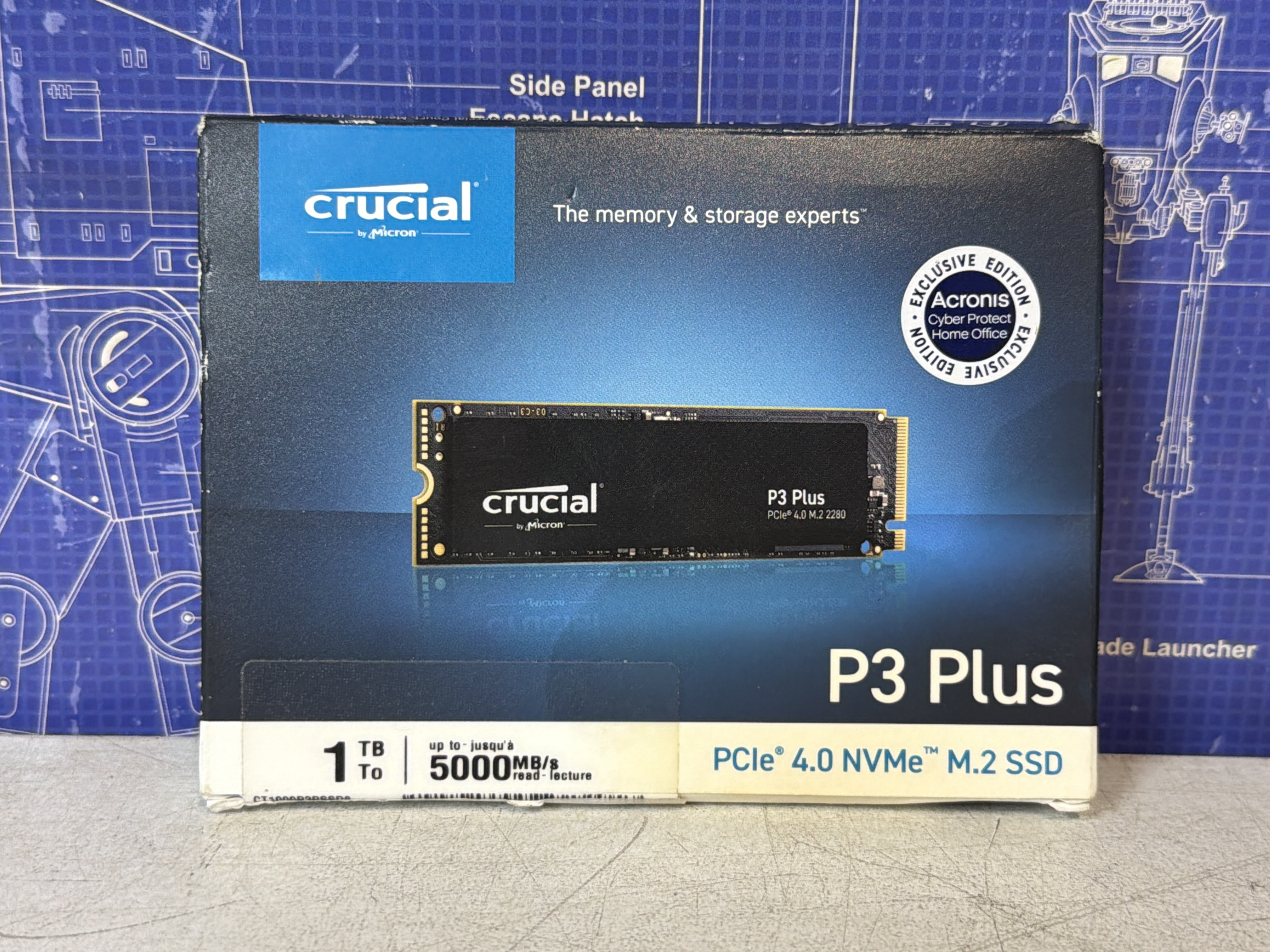 SSD Crucial P3 Plus 1 To NVMe M.2 PCIe 4.0 CT1000P3PSSD8