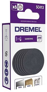 Dremel SC413 disques abrasifs EZ SpeedClic grain 240 x6
