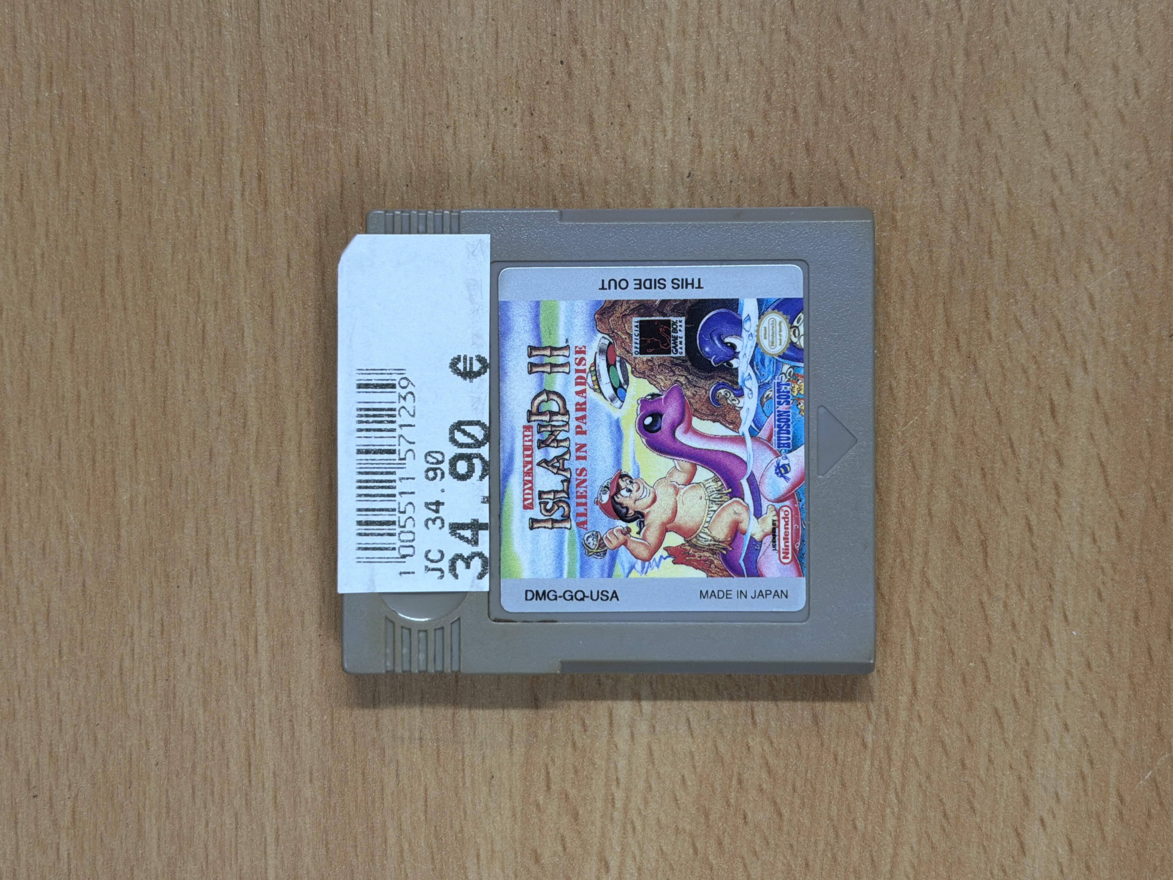 Adventure Island II sur Game Boy