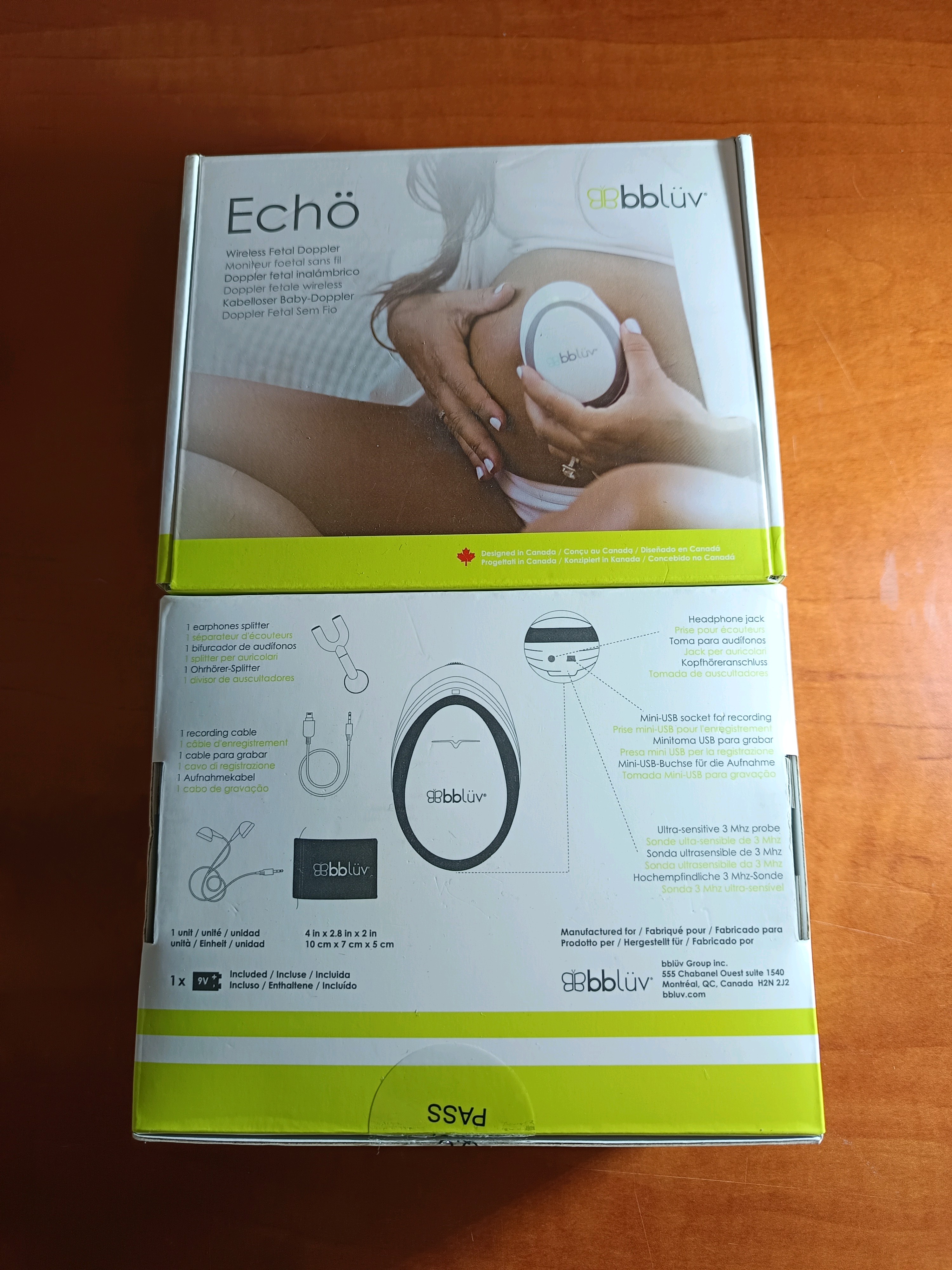 bblüv Echö – Doppler foetal sans fil
