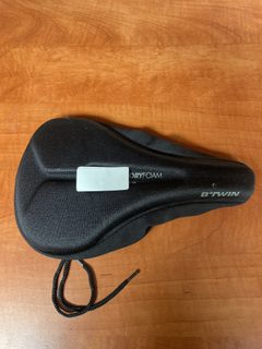 Couvre-selle vélo B'TWIN memory foam noir