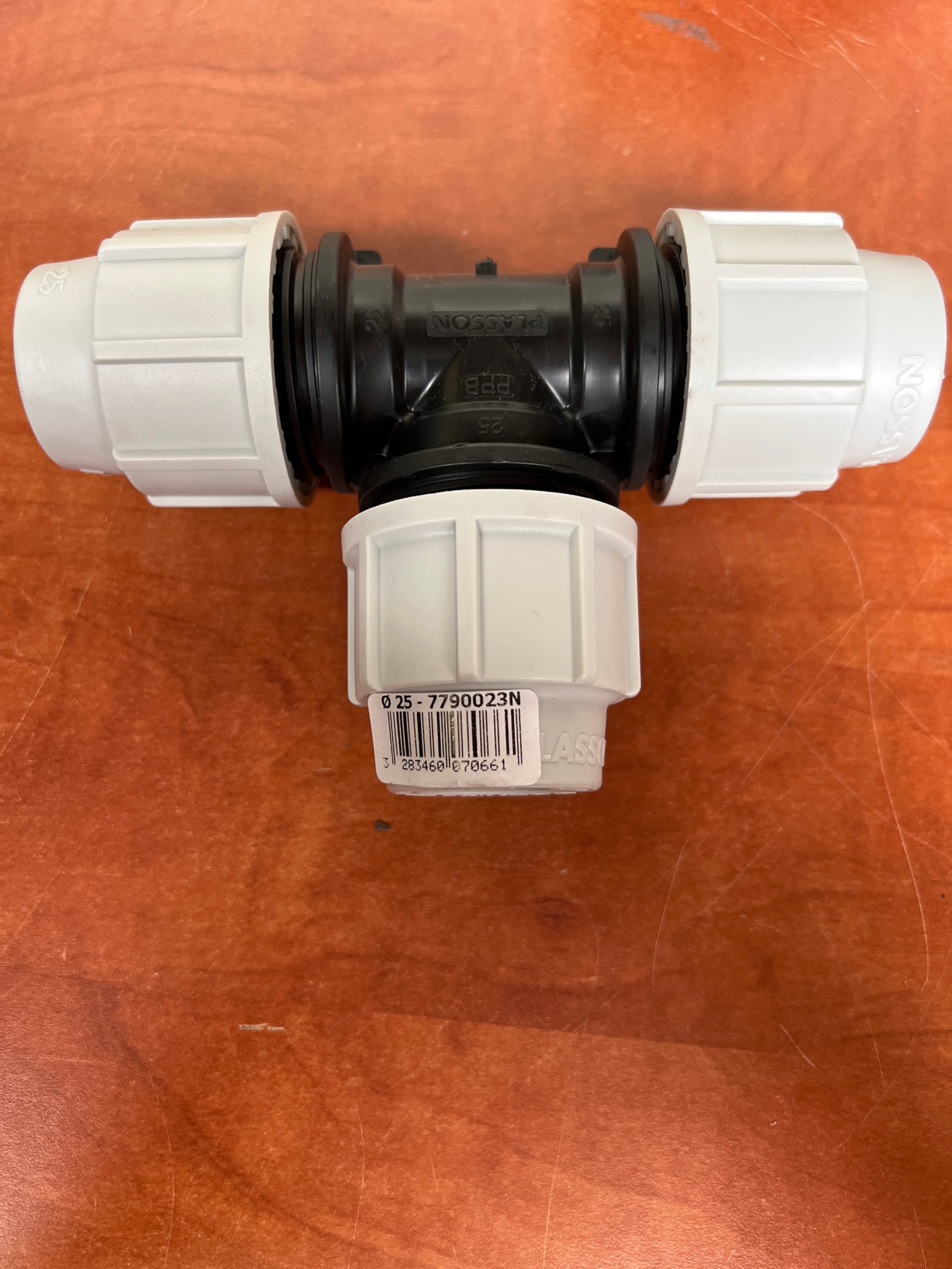 Raccord en T de compression Plasson Ø 25 mm