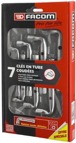 Coffret de 7 clés à pipe nervus, 8 à 14mm