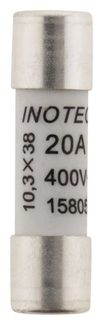 3 fusibles céramique Zenitech 10,3 x 38 mm 20A