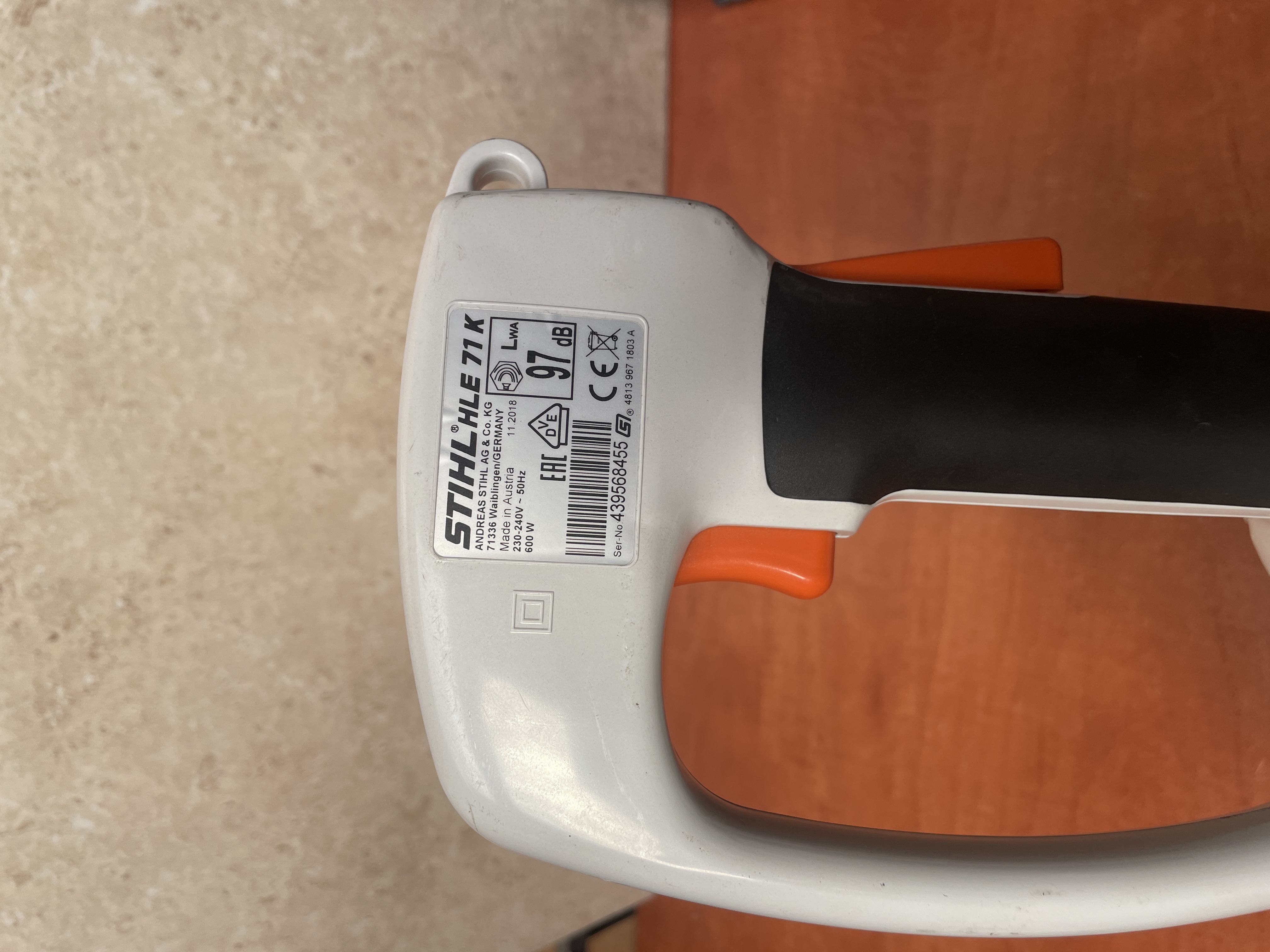 Bloc moteur STIHL HLE 71 K taille-haies électrique — photo 2