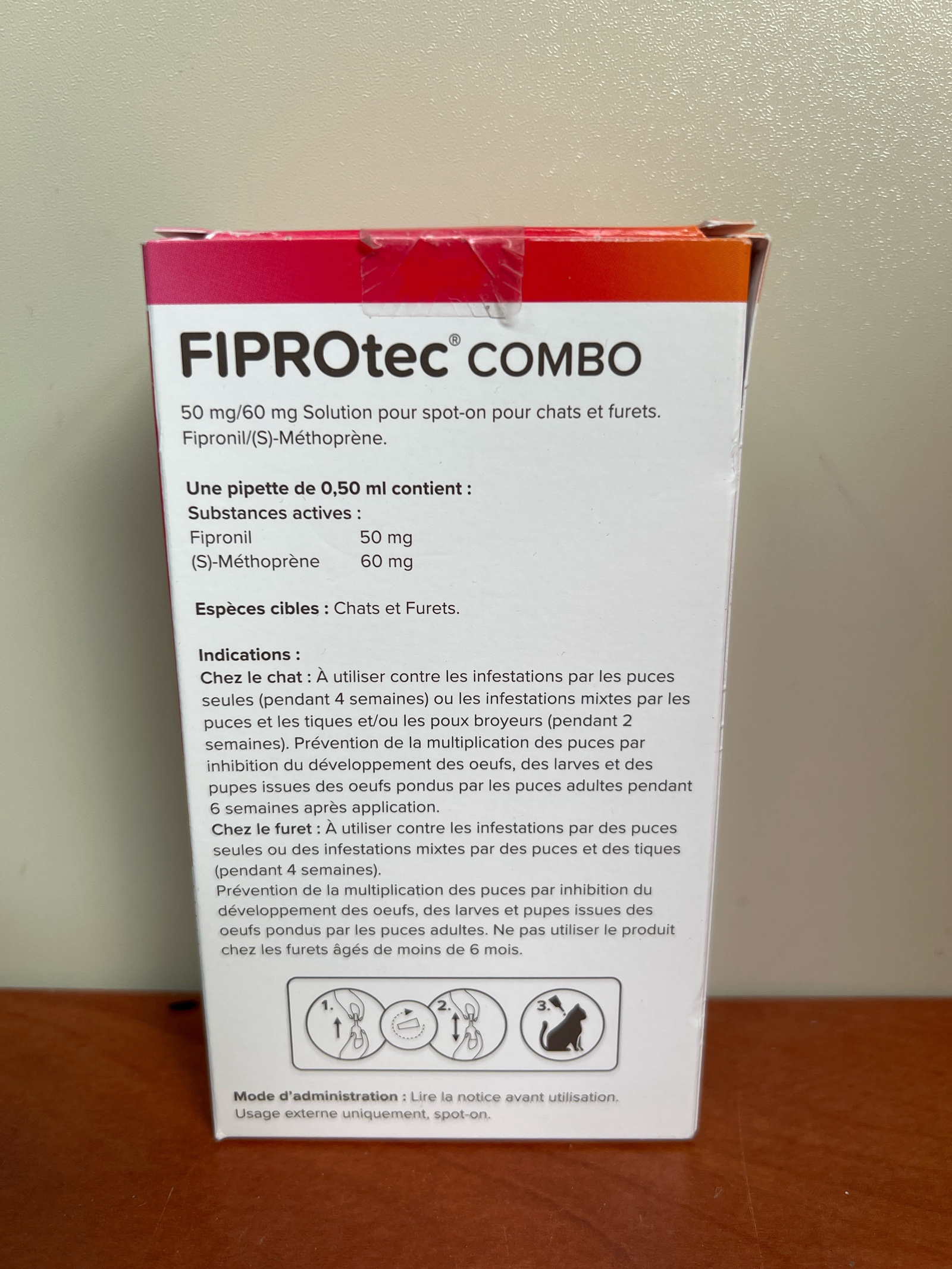 Beaphar Fiprotec Combo chat et furet 3 pipettes 0,5 ml — photo 2