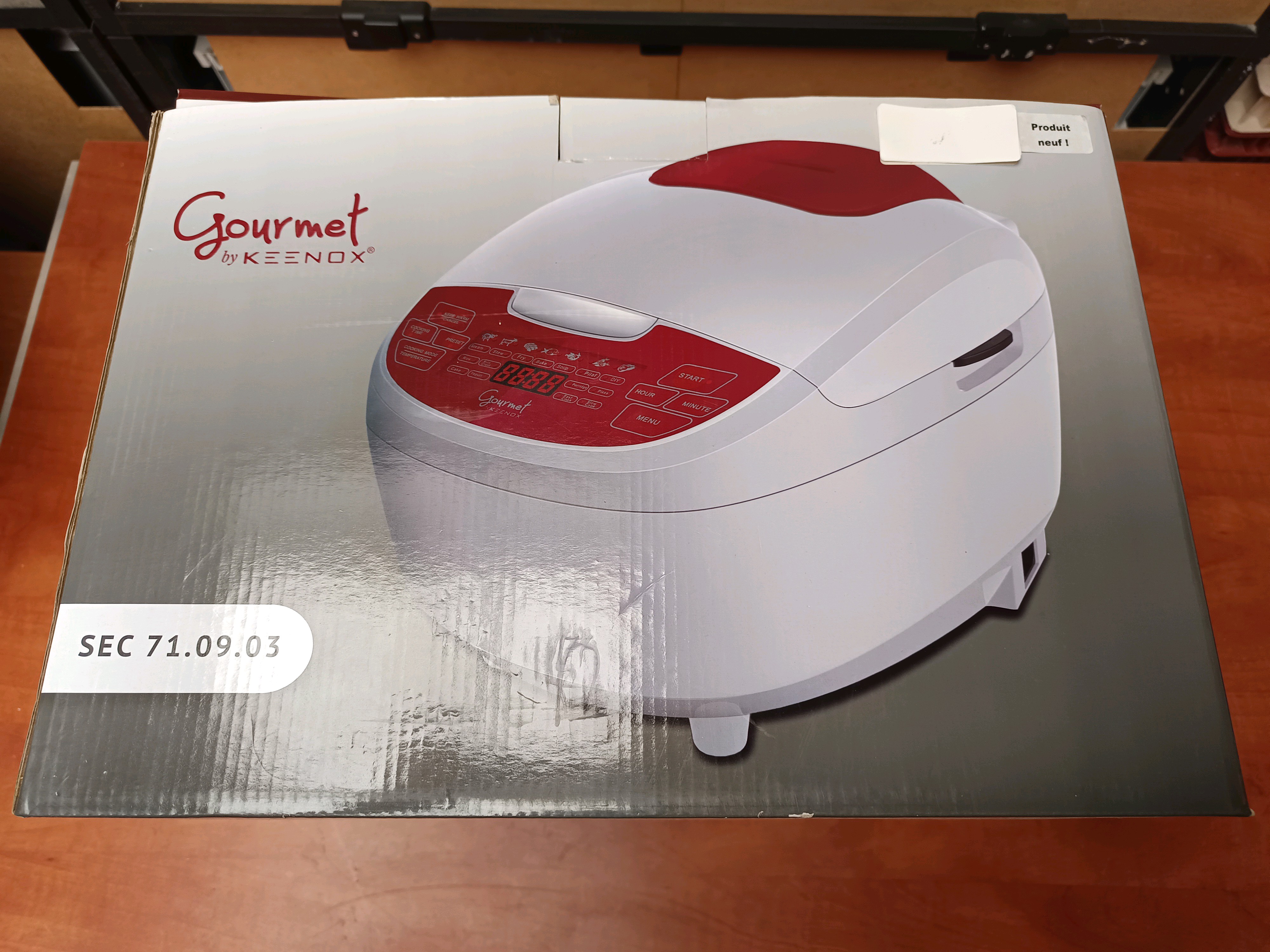 Mandine Raclette – Appareil à raclette 8 poêlons, thermostat réglable