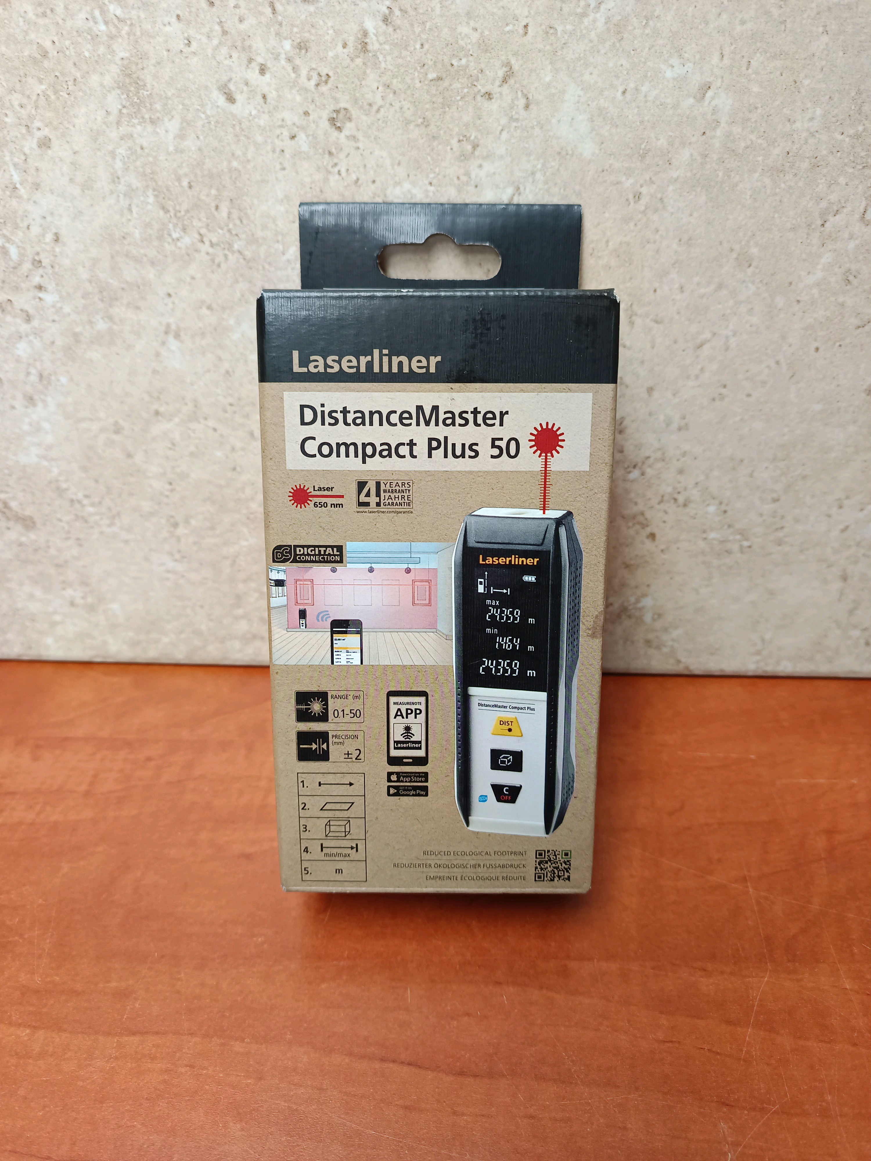 Laserliner DistanceMaster Compact Plus 50 - Télémètre laser