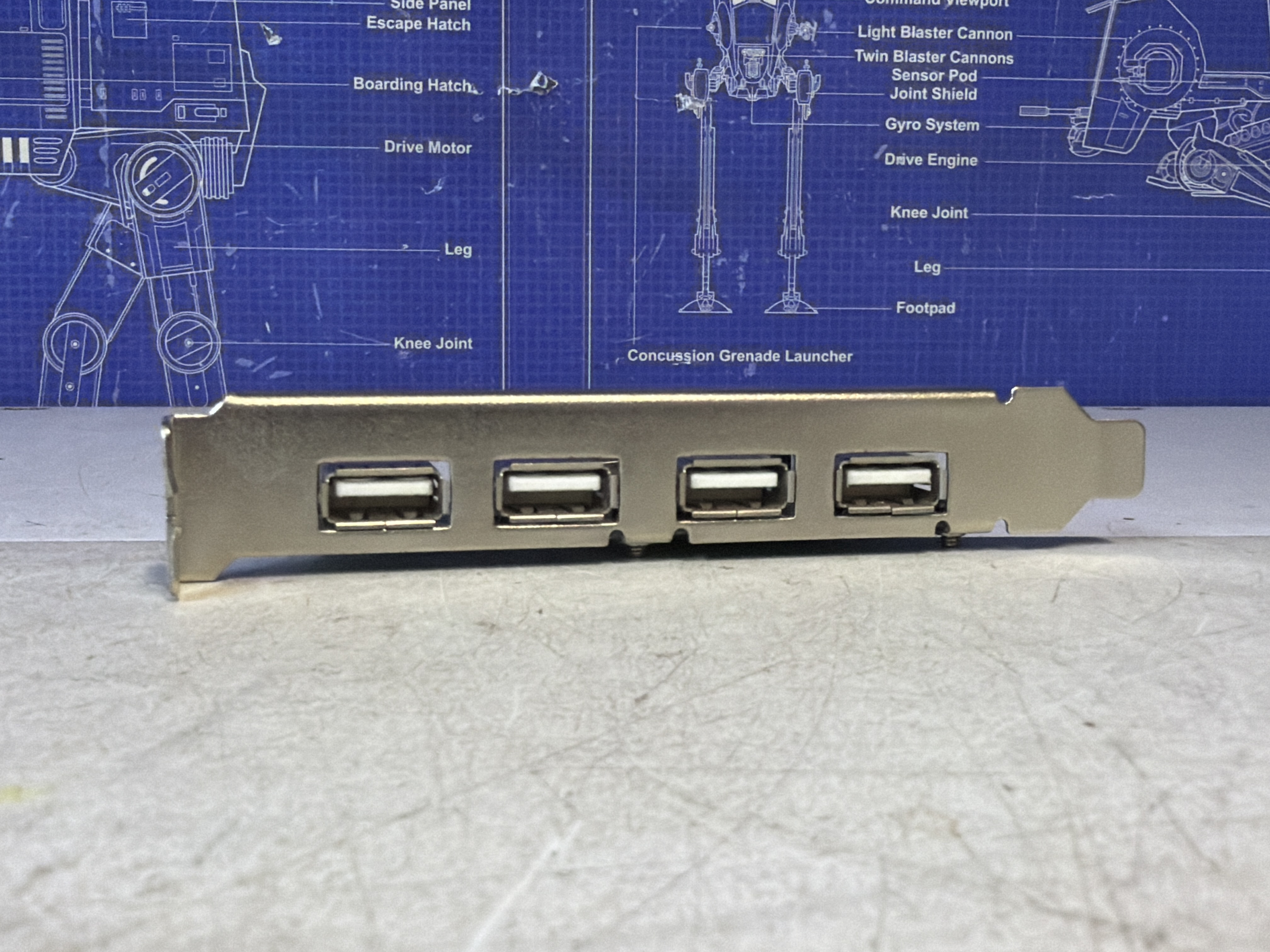 Carte PCI USB 2.0 4 ports pour PC fixe — photo 2