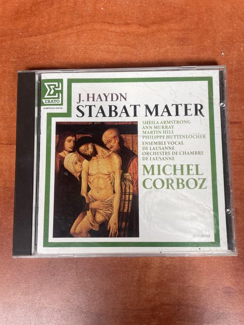 CD J. Haydn Stabat Mater Michel Corboz Erato